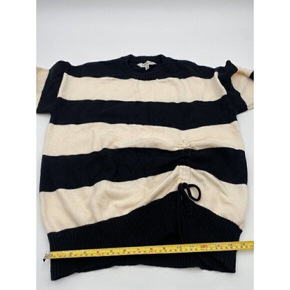 David & Dani Black And White Strip Sweater Size Small - Picture 7 of 12